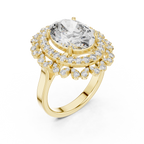 Royal Oval Halo Ring