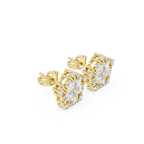 Royal Marquise Floral Stud Earrings