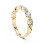 yellow gold ring angled shine view