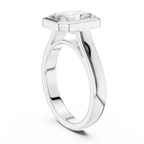 Radiant Cut Bezel Ring