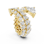 yellow gold luxury ring angled shot premium shine look