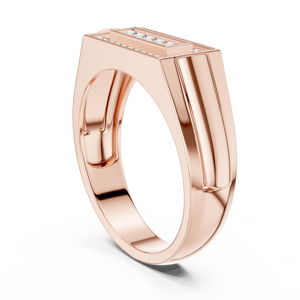 Rectangular Diamond Ring