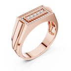 Rectangular Diamond Ring