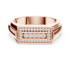 Rectangular Diamond Ring