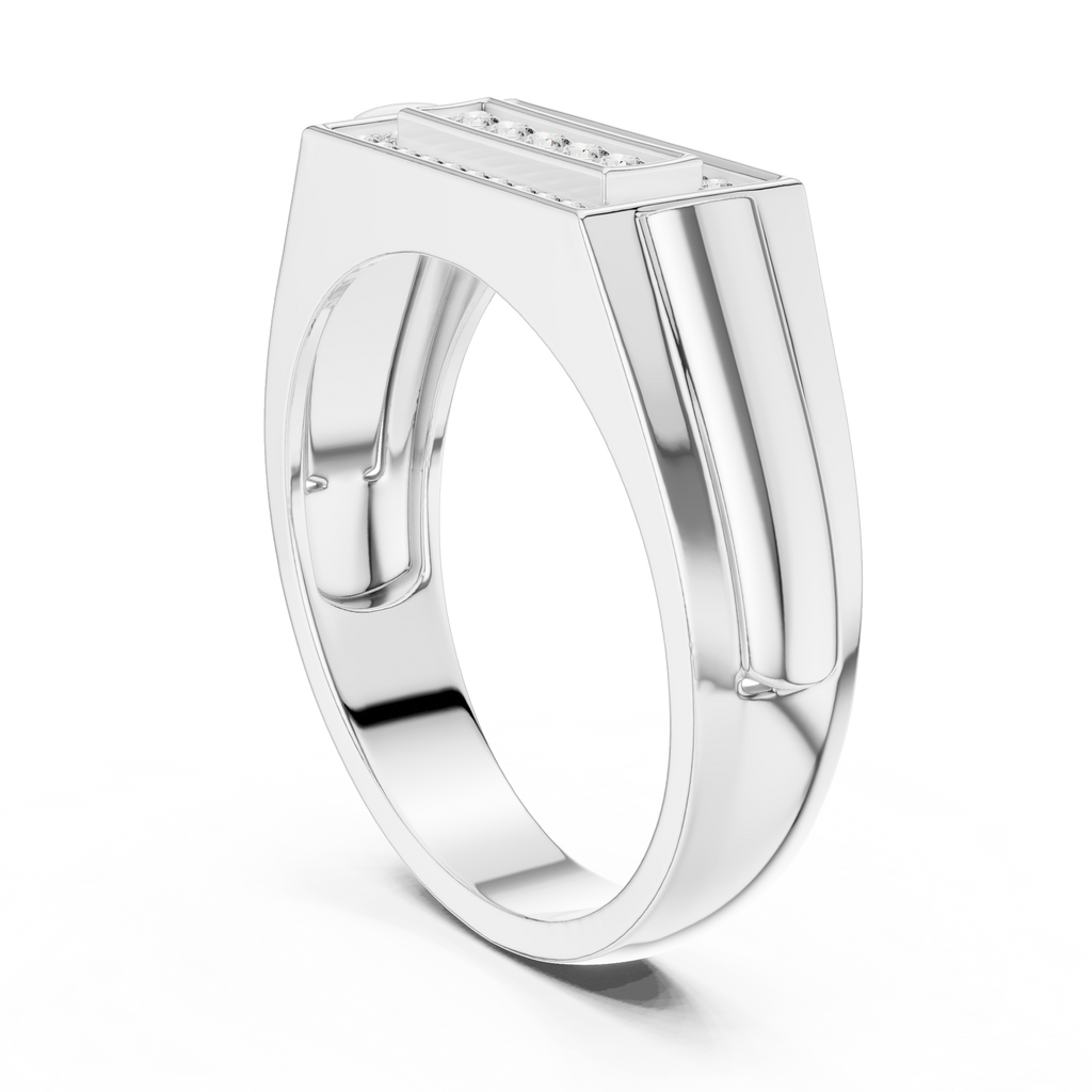 Rectangular Diamond Ring
