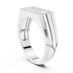 Rectangular Diamond Ring