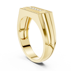 Rectangular Diamond Ring