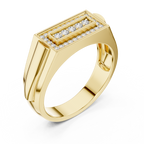 Rectangular Diamond Ring