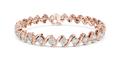 Round Wave Tennis Bracelet