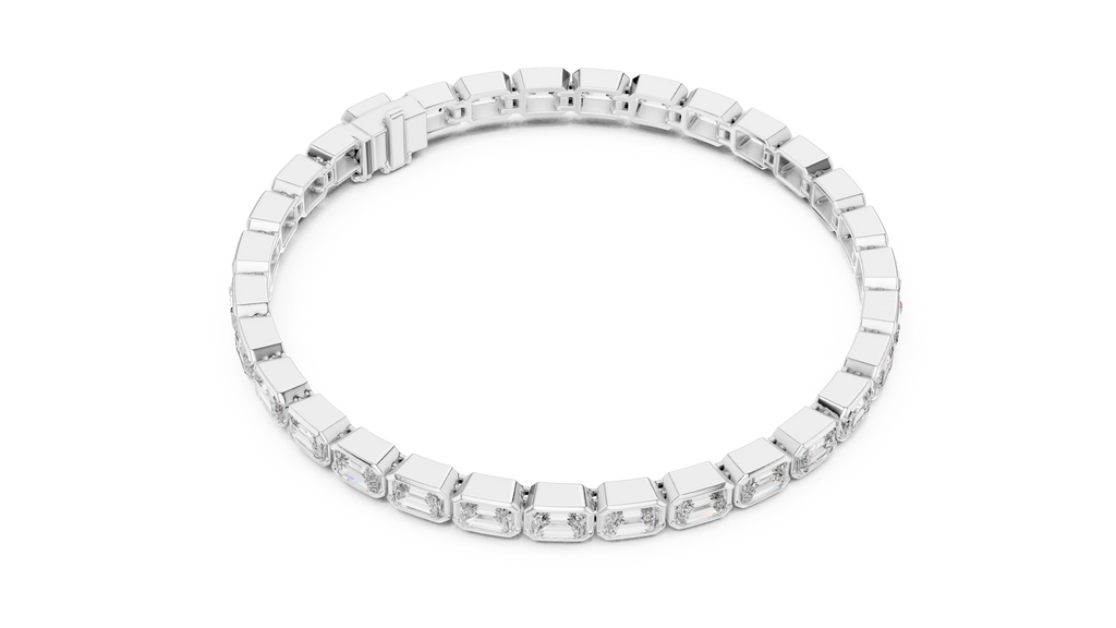 Emerald Cut Tennis Bracelet