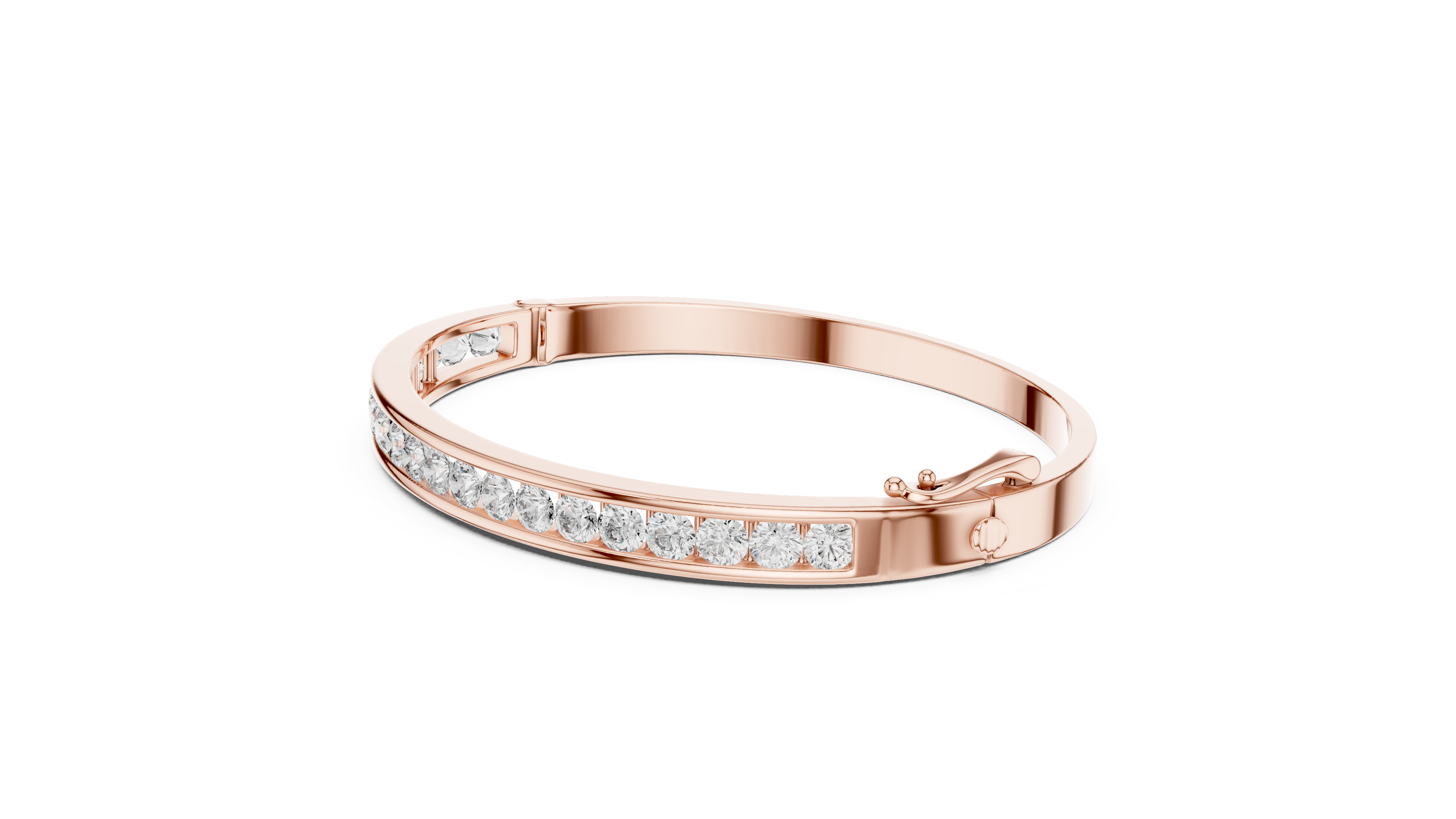 rose gold bracelet close up fine detailing luxury finish