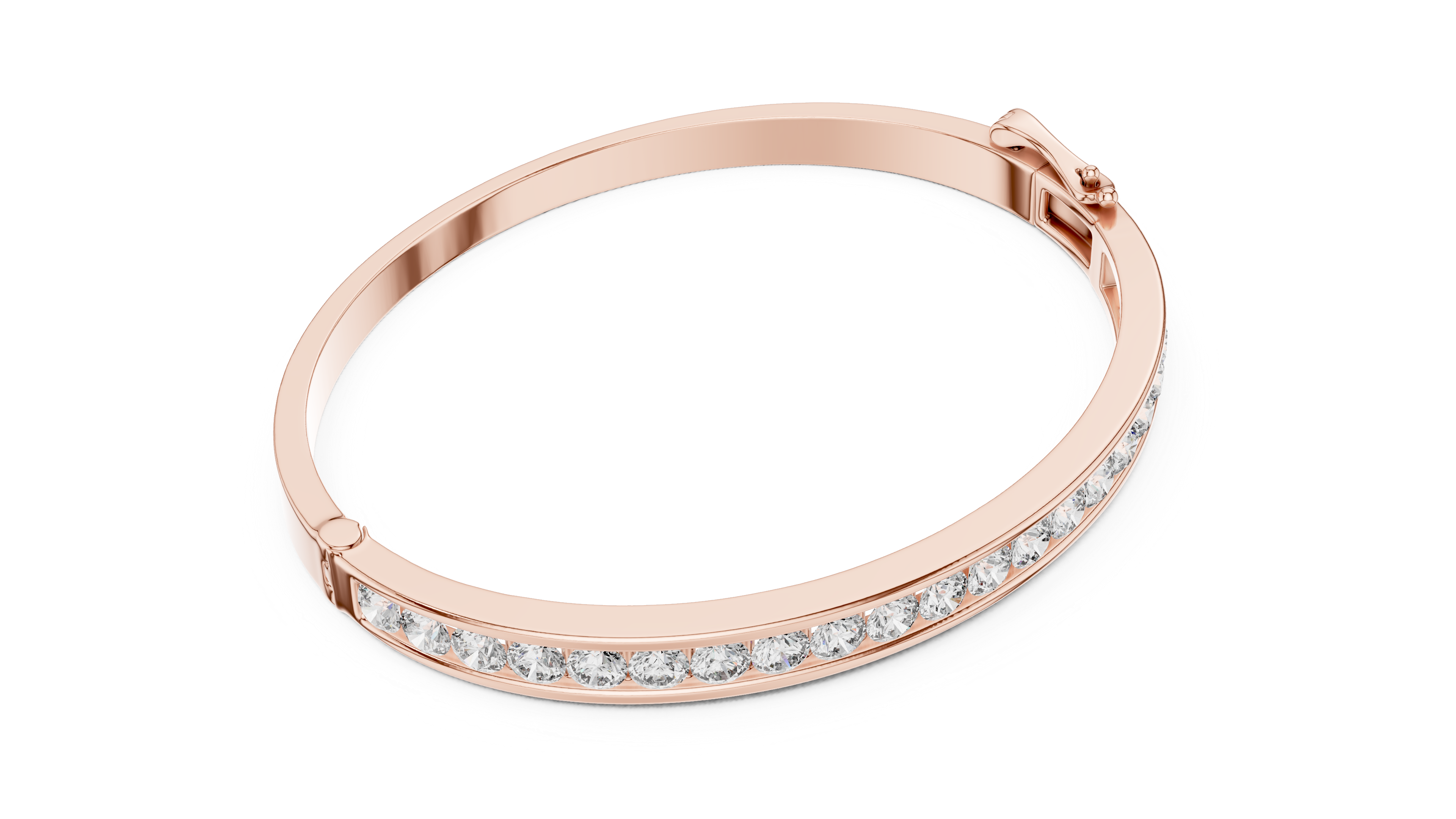 rose gold bracelet close up fine detailing luxury finish
