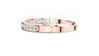 rose gold nail design bracelet top view stylish unisex jewellery
