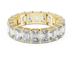 Emerald Cut Eternity Band