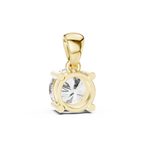 Round Solitaire Pendant