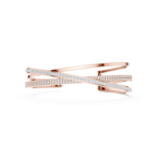 rose gold crossover bracelet luxury design