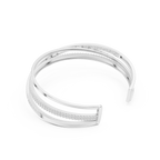 elegant white cuff bracelet luxury look