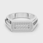 Rectangular Diamond Ring