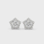 Royal Marquise Floral Stud Earrings