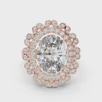 Royal Oval Halo Ring