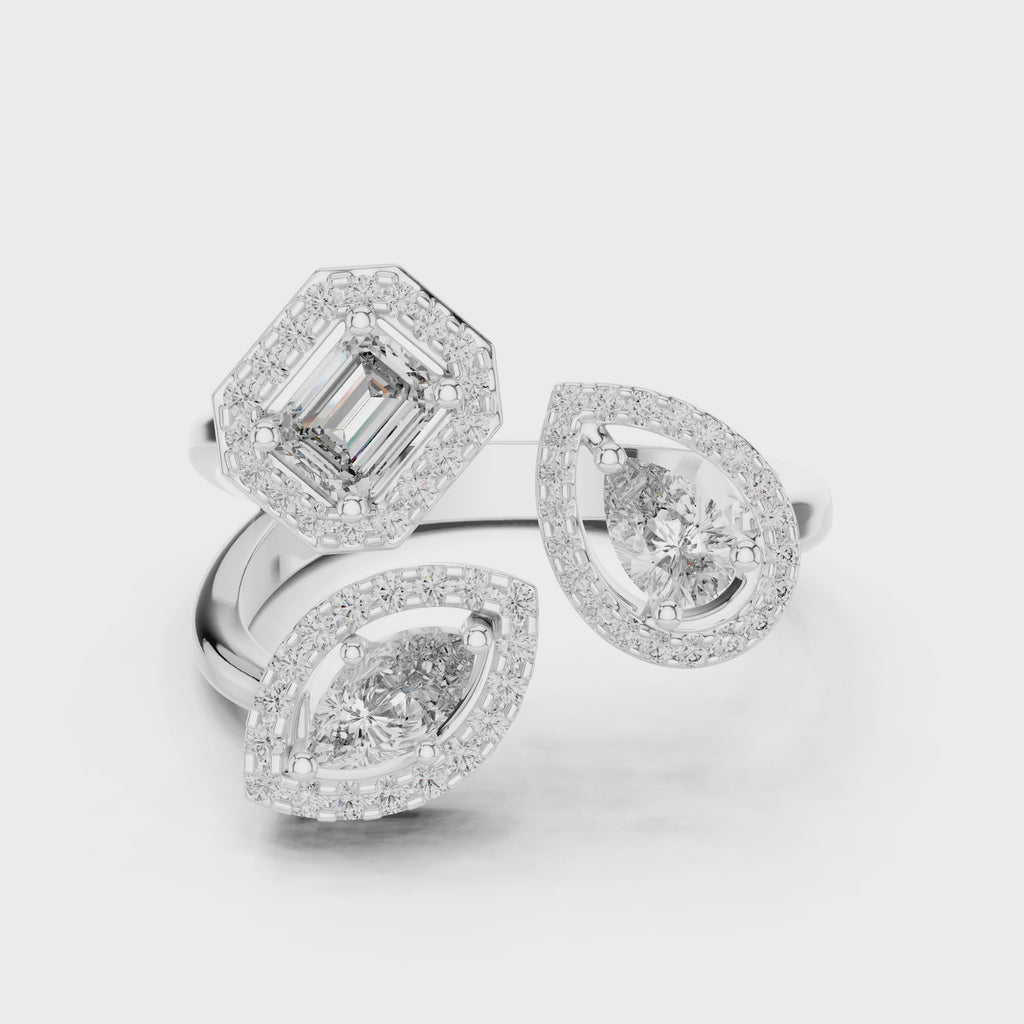 full rotation bold jewellery ring