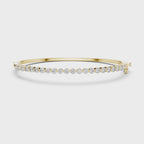 360 spin yellow gold round diamond bracelet luxury showcase