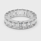 Emerald Cut Eternity Band