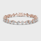Rose gold designer bracelet 360 spin showcasing premium craftsmanship